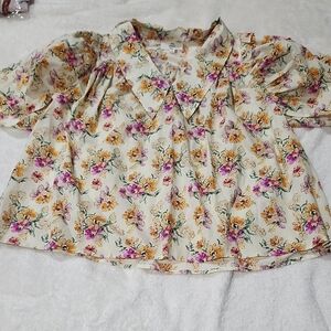 Entro Multicolor Floral Top